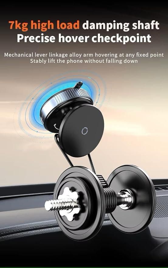 Strong Magnetic Suction Phone Holder – Hands-Free & Secure Grip Anywhere